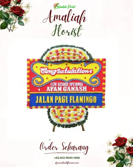 Sewa Papan Bunga Gedung Wanita Bandung